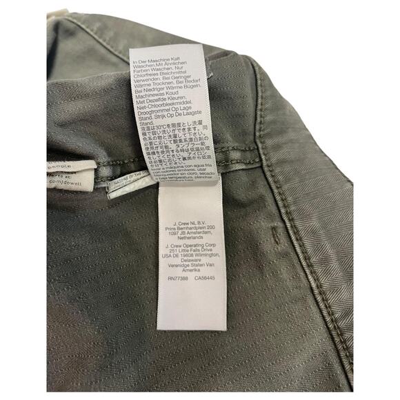 Madewell Pants Womens 28 Green High Rise Straight Utility Pocket Casual Stretch - Picture 6 of 13